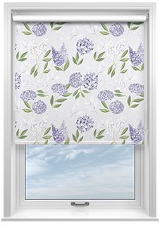 Hydrangea, Violet - Roller Blind
